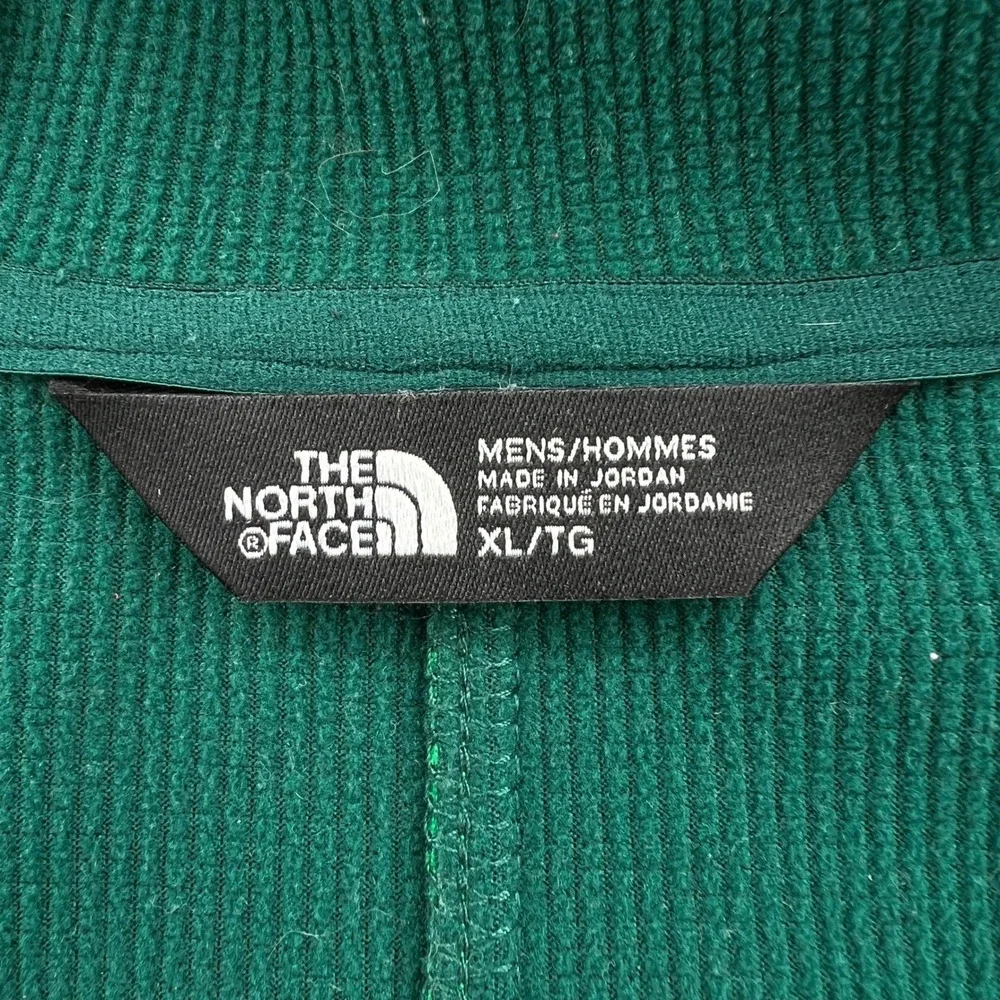 The North Face Apex Canyonwall Hybrid Hoodie Jacket Men XL Green Grey Full Zip